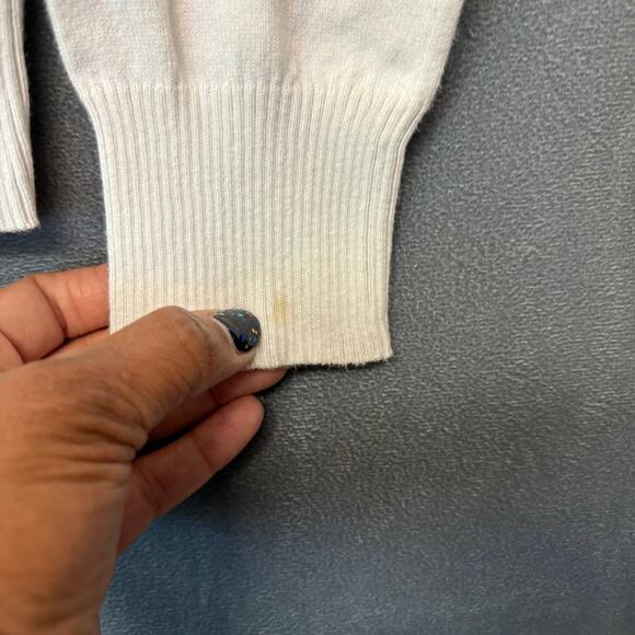 Guess Zip Up Sweater Jacket Cardigan Preppy Spell Out Hooded Comfy Preppy Cozy - Picture 8 of 16